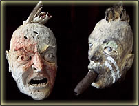 Silikat Kreiden auf Terracotta, Gisela Osenberg