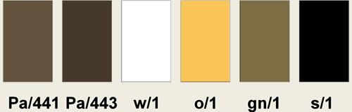 Restone 6 Zusatzfarbtöne zur Keim Natursteinkarte